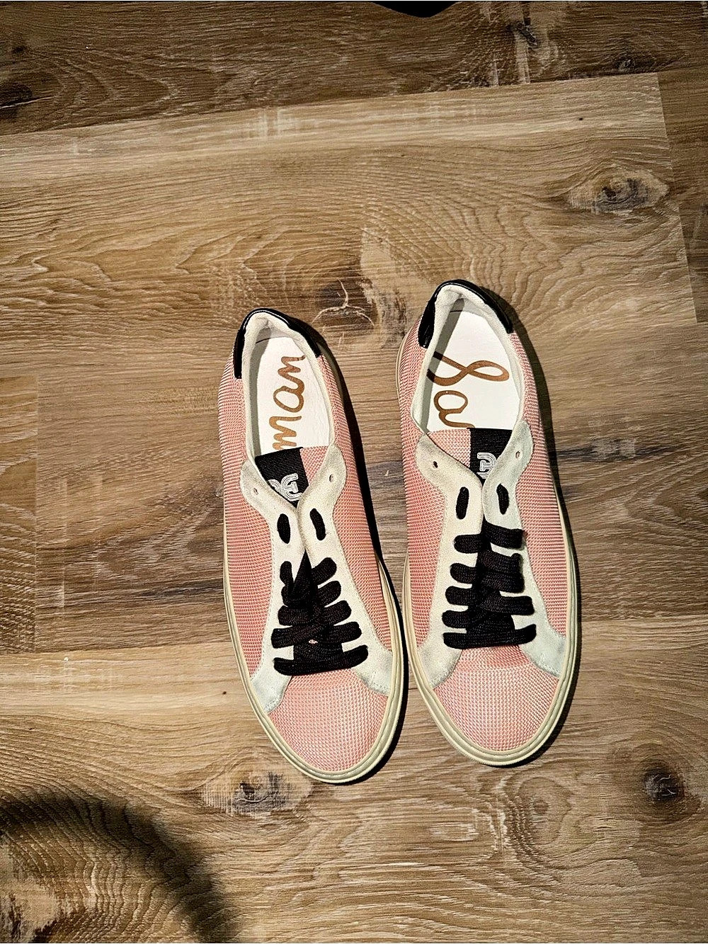 Sam Edelman Isella Sneaker Pink & White